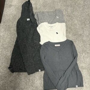Girls Abercrombie sweaters
